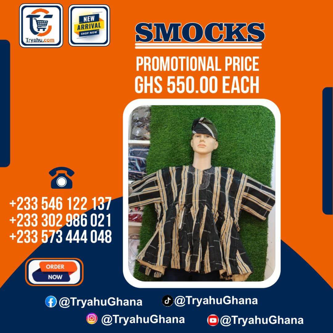 Buy Premium Handwoven Northern Smocks | Authentic Ghanaian Smock Collection – Tryahu